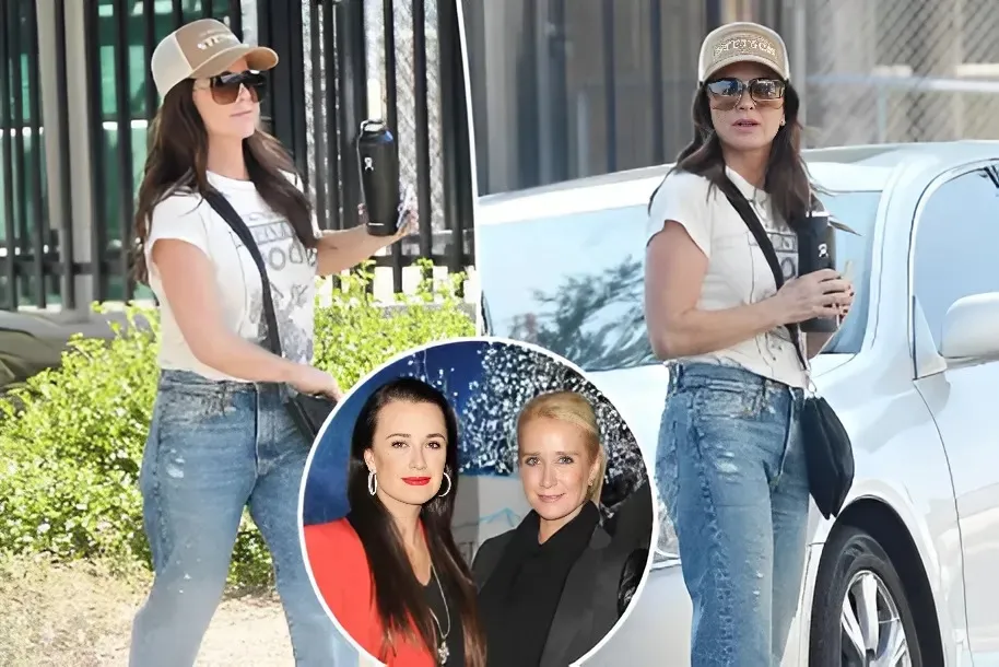 Kyle Richards visits LA courthouse amid reported battle for sister Kim’s eviction due to alleged relapse