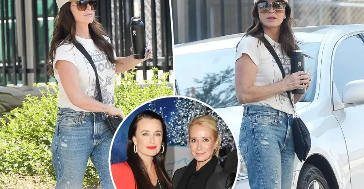 Kyle Richards visits LA courthouse amid reported battle for sister Kim’s eviction due to alleged relapse