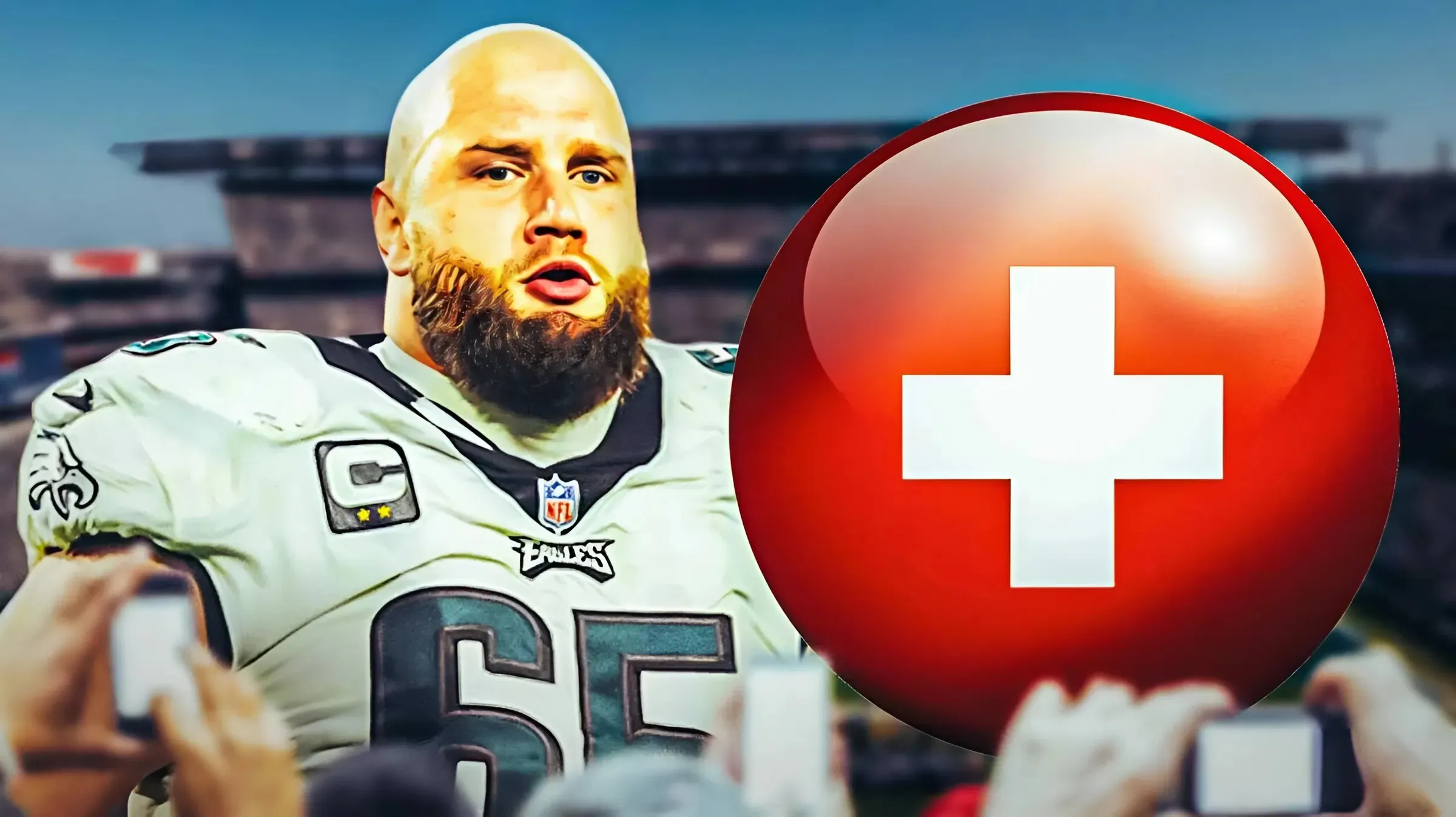 Eagles set to be without Lane Johnson for huge Buccaneers contest