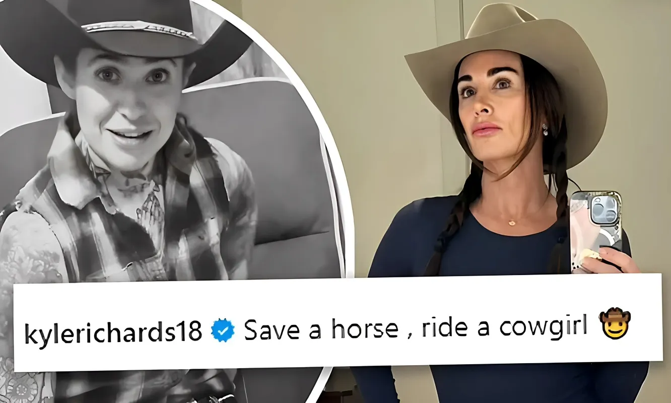 Kyle Richards Breaks Silence with Racy Comment on Morgan Wade's Instagram, Fueling Speculation Amid Lingering Lesbian Romance Rumors: 'Save a horse, ride a cowgirl' - lulu