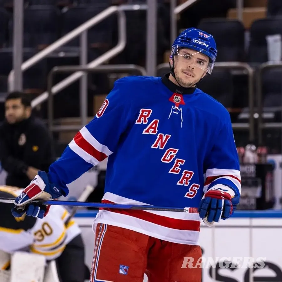 Jimmy Vesey exits Rangers’ training camp practice with lower-body injury