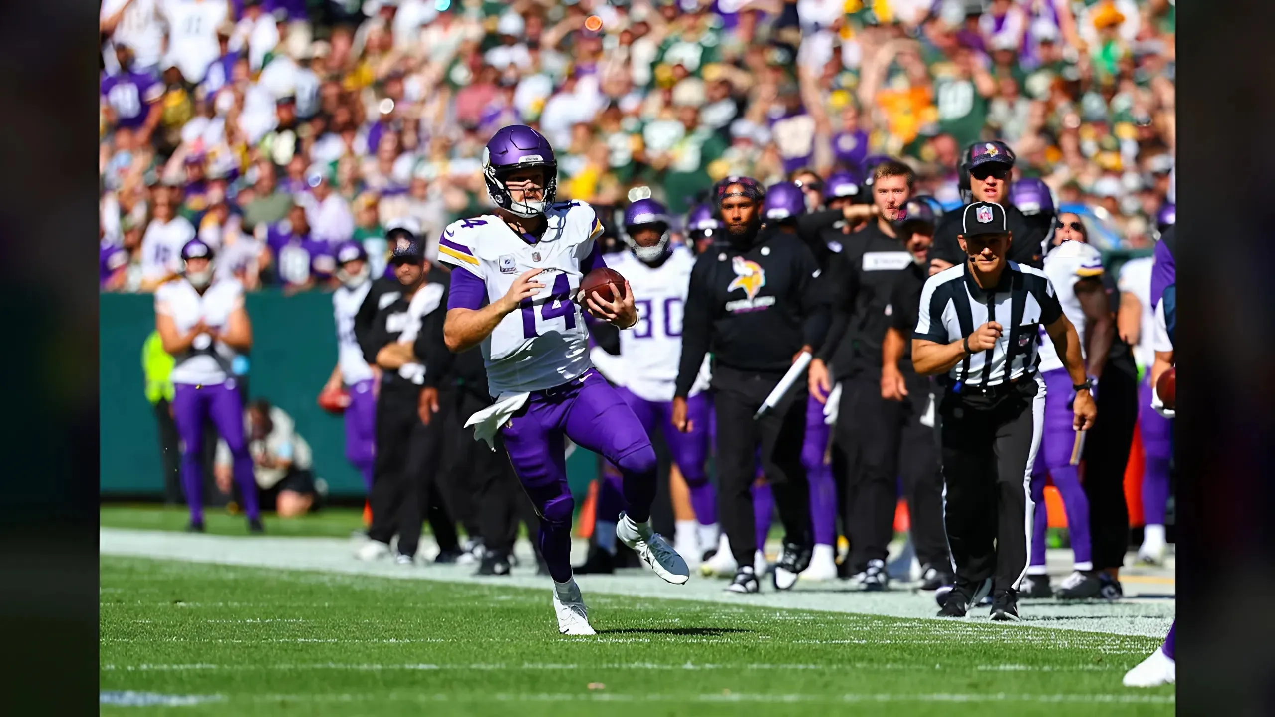 Sam Darnold does something Kirk Cousins never did with the Vikings