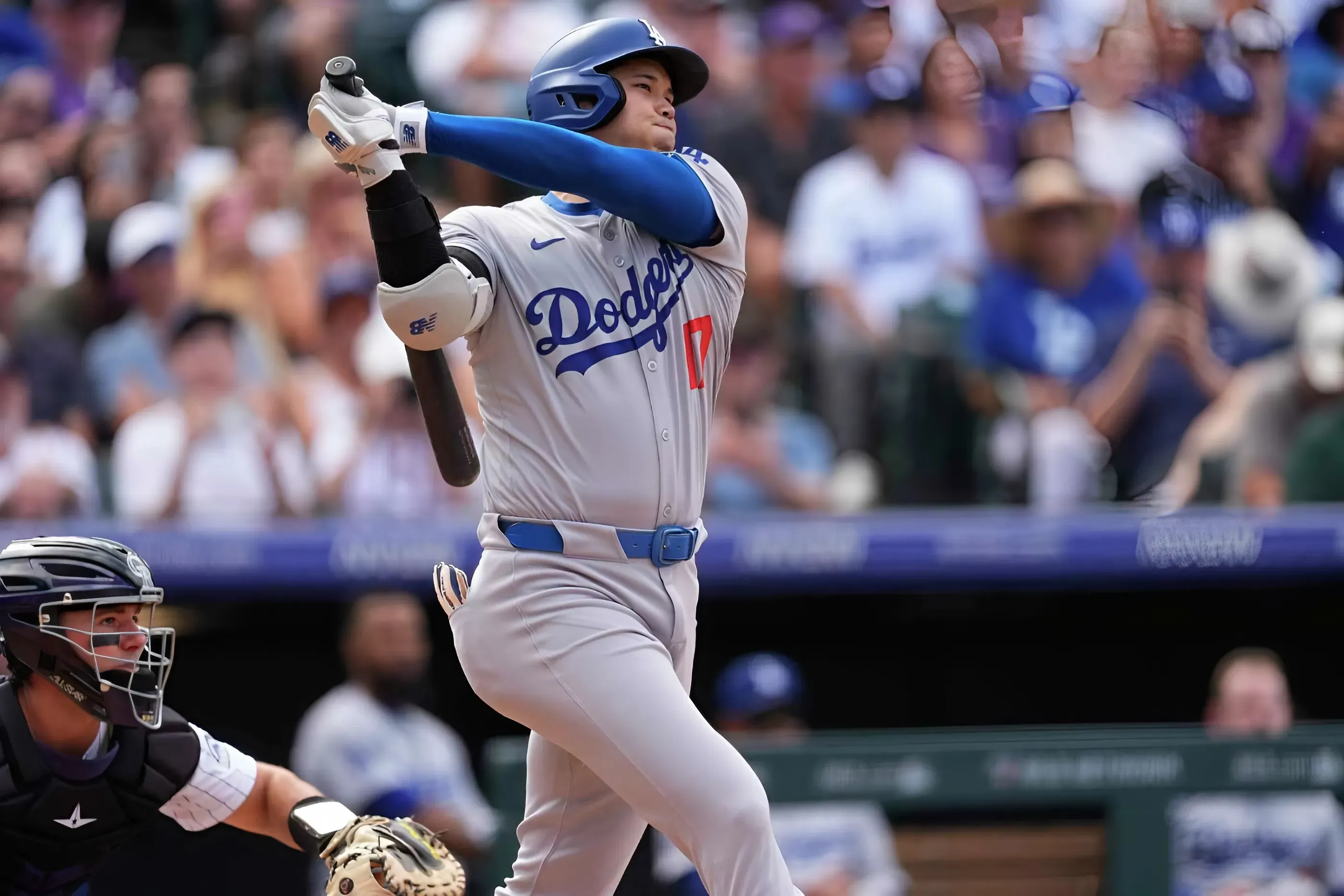 No Triple Crown for Shohei Ohtani, but Dodgers nip Rockies