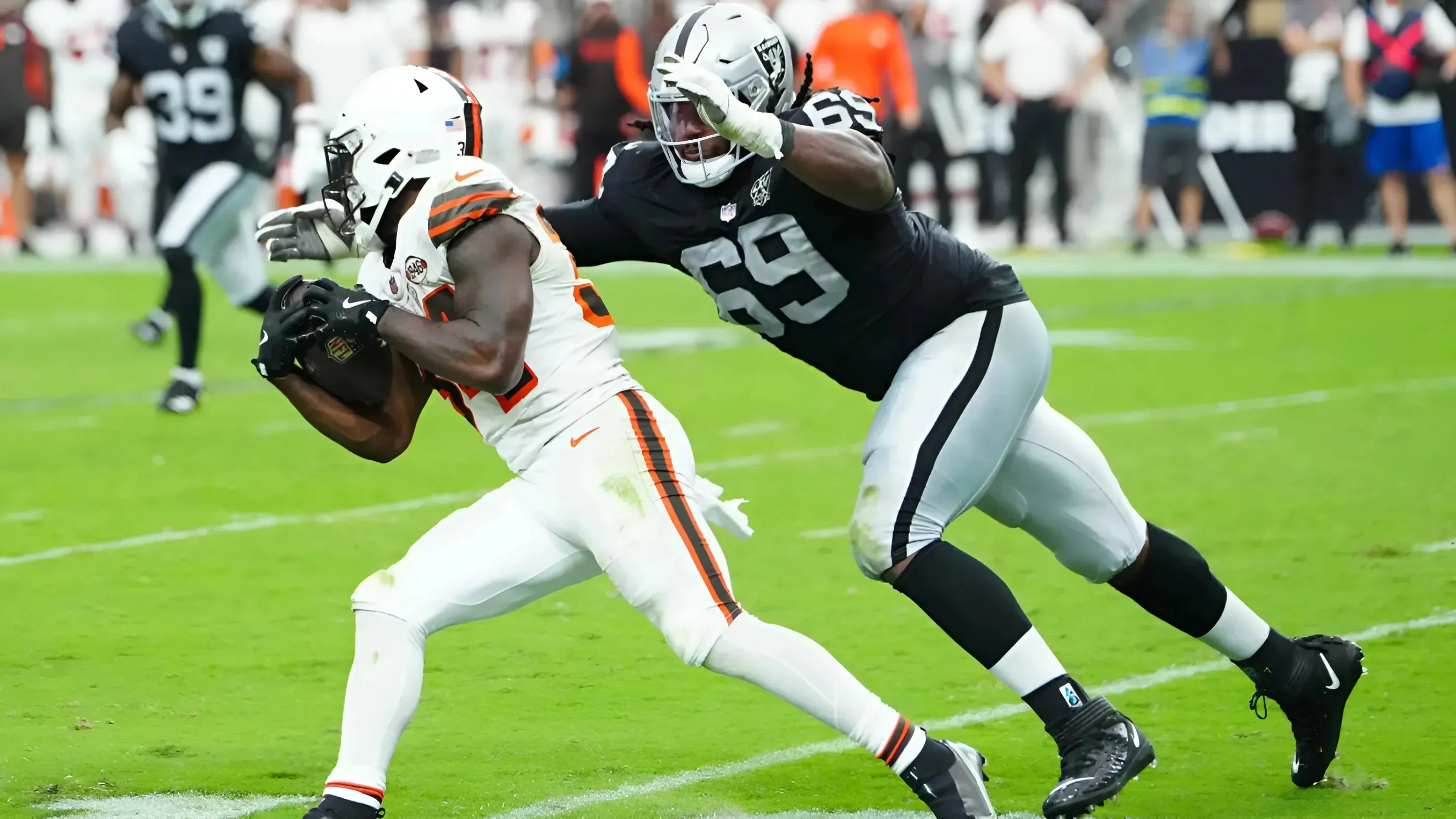 Las Vegas Raiders defensive tackle Adam Butler had the quote you will hear after the win over the Browns