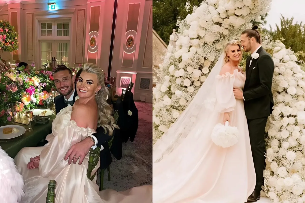 Andy Carroll and Billi Mucklow SPLIT! Footballer announces shock separation two years after 'passing out in bed between TWO blondes during his raucous Dubai stag-do' ngocc