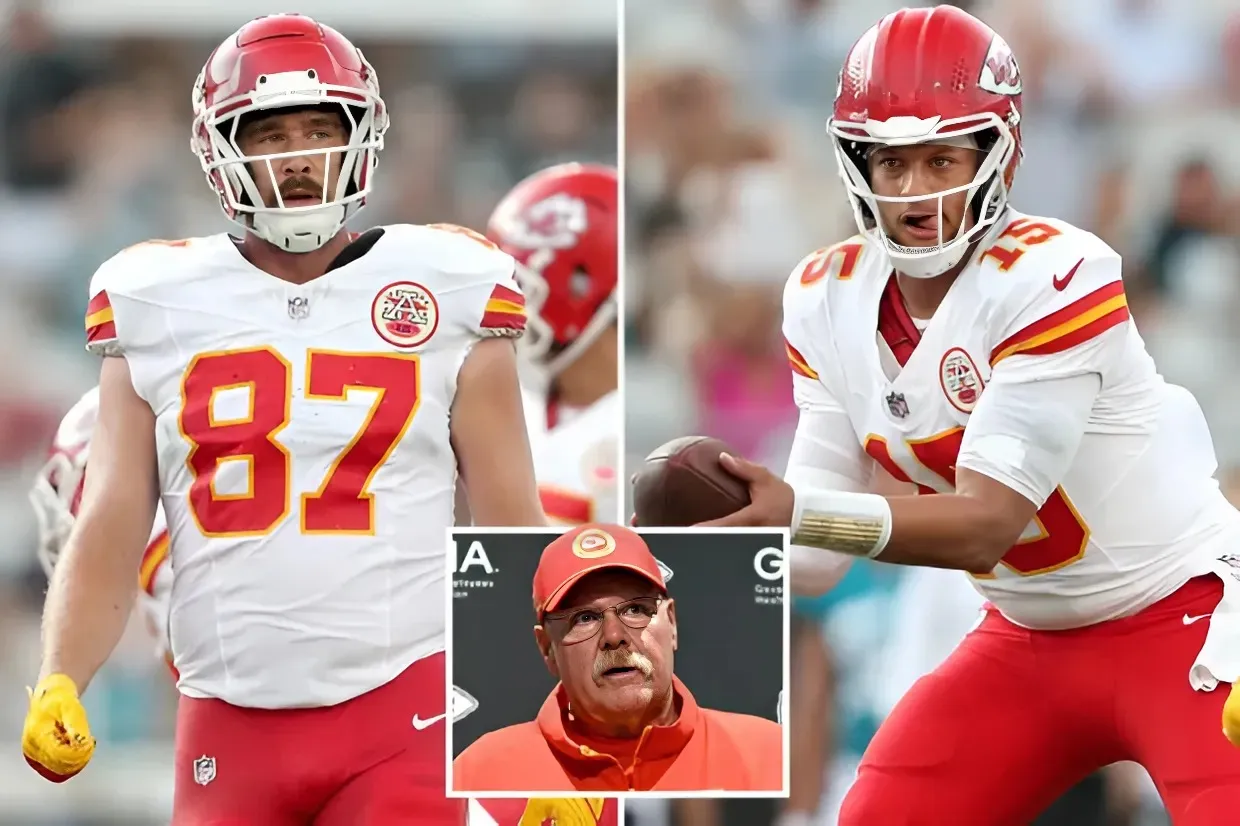 Travis Kelce’s perfect timing to Andy Reid bench comments gives Kansas City Chiefs hope despite unlikely Patrick Mahomes issue