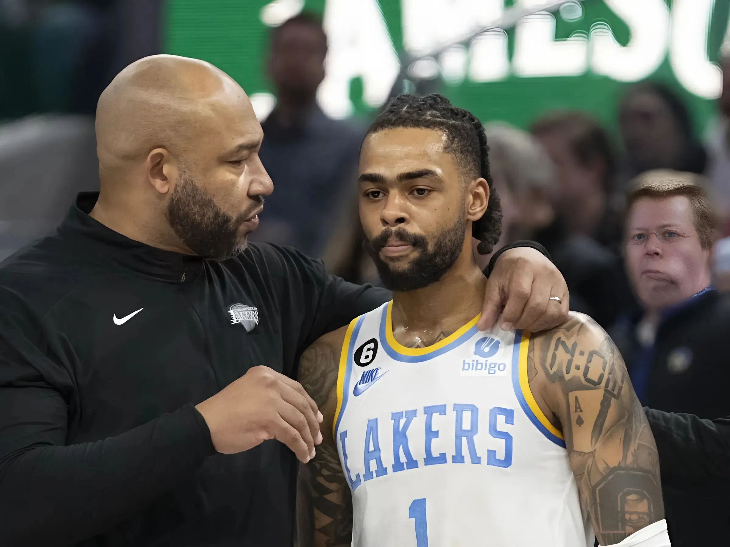 D’Angelo Russell Takes Shots At Darvin Ham During Lakers’ Media Day