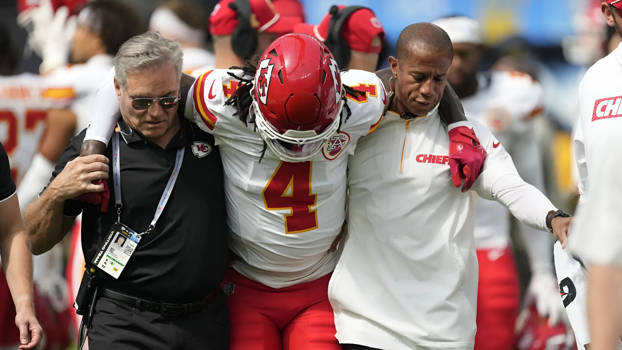 'Uncertainty' remains over extent of Chiefs WR Rashee Rice's injury, report says