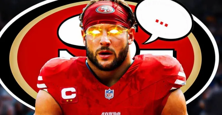 49ers’ Nick Bosa takes jab at critics thinking ‘building’s burning down’