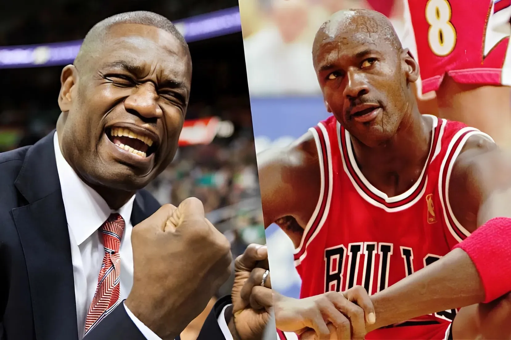 Dikembe Mutombo vs Michael Jordan: resurfaced video uncovers trash talk that led to Jordan's finger wag dunk