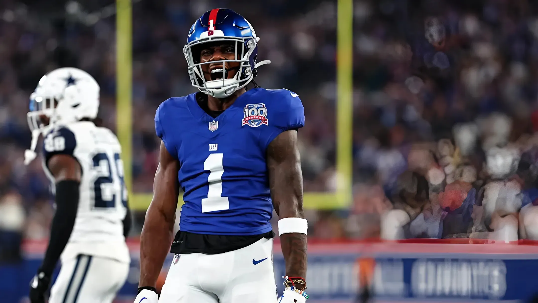 NY Giants lineman defends haters trying to bring receiver Malik Nabers down