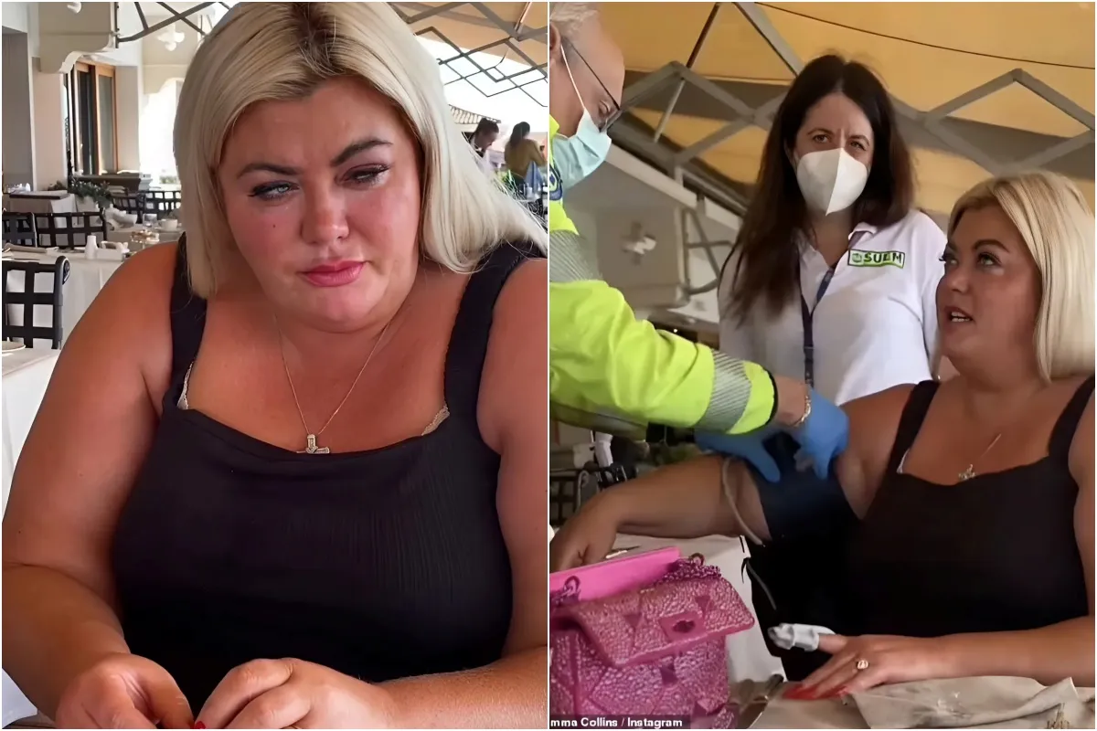 Gemma Collins rushed to hospital and 'nearly d.i.e.s' following a wasp sting during lavish Venice getaway liennhi