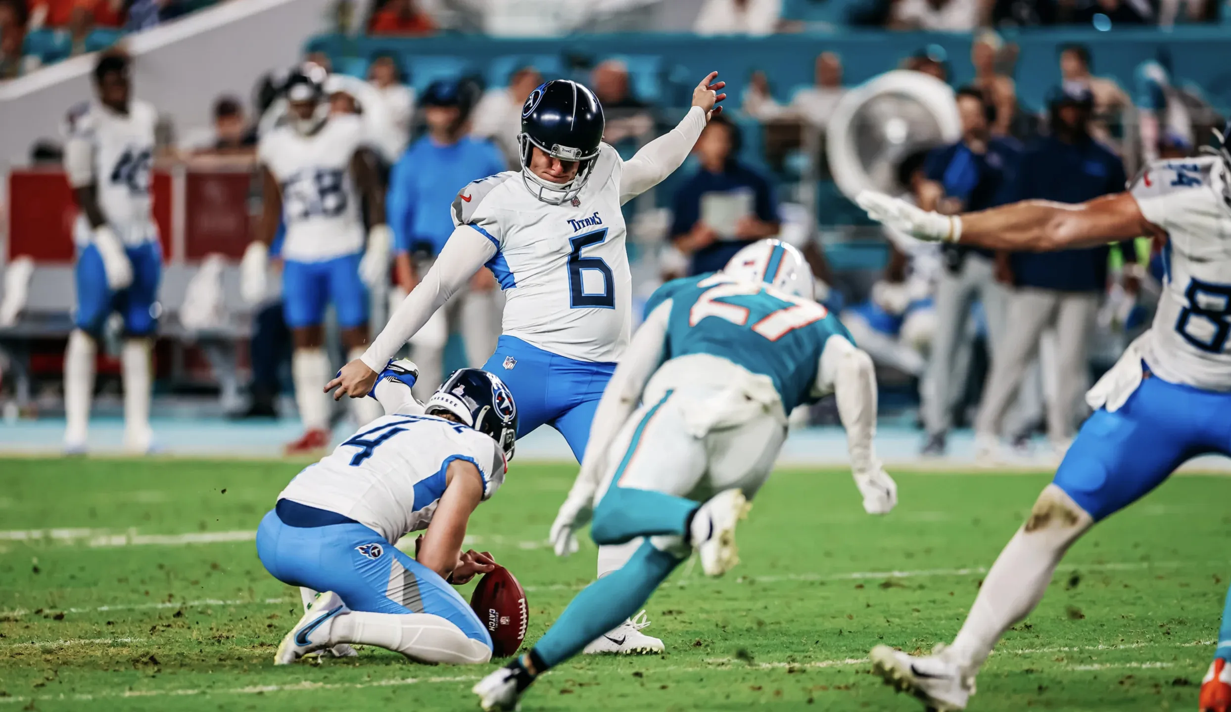 Titans kicker Nick Folk broke an NFL record on Monday Night Football and proved his doubters wrong