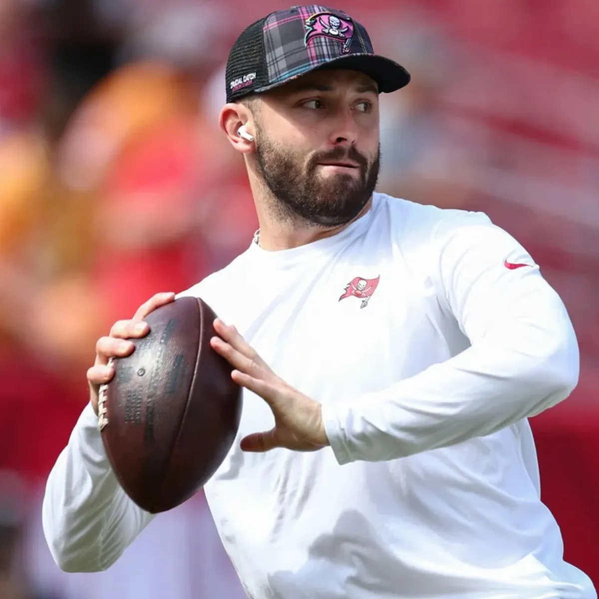 Baker Mayfield praises Buccaneers' new 'Energizer Bunny'