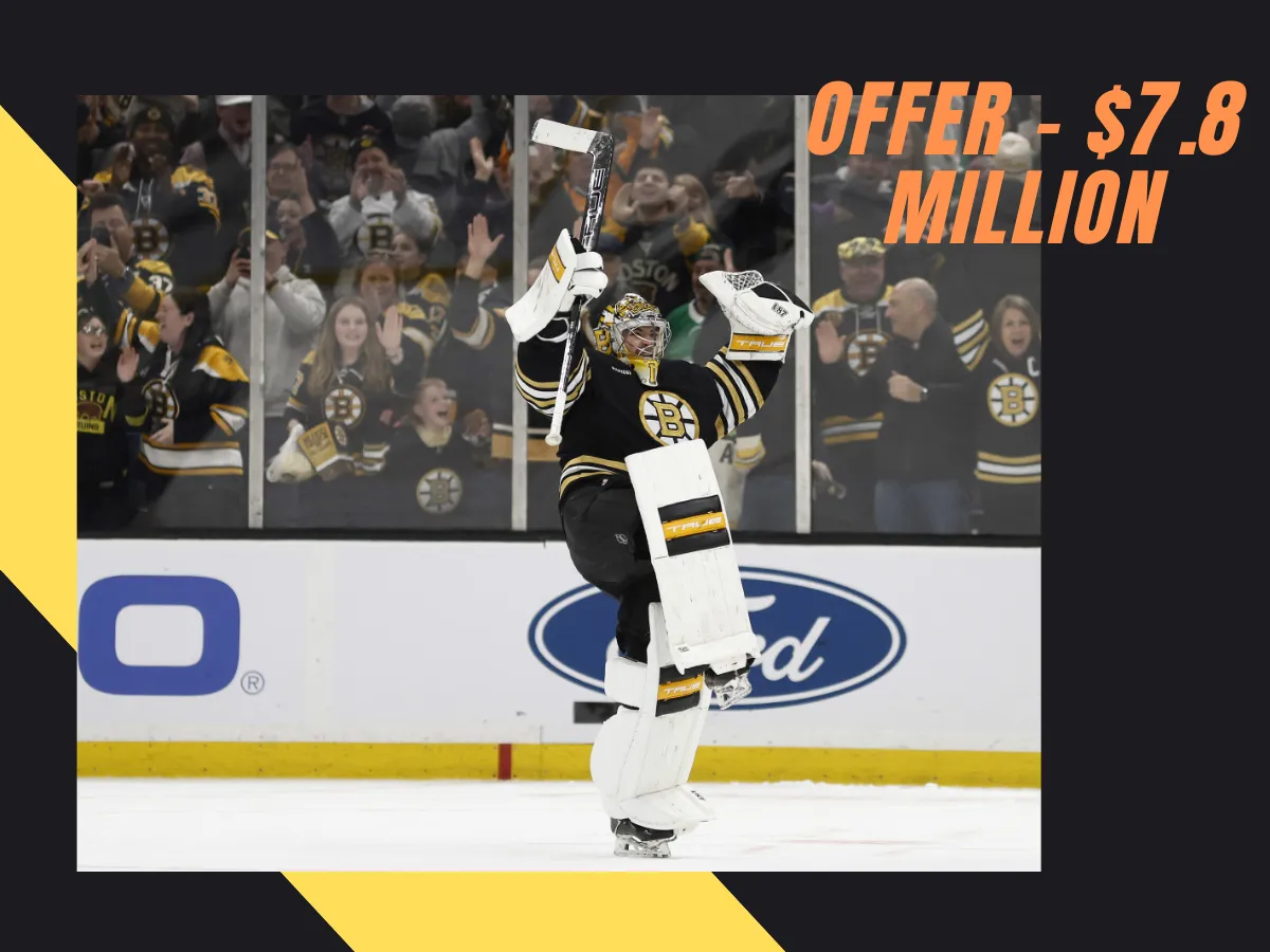 Bruins’ actual offer to Jeremy Swayman was eight years at $7.8 million AAV