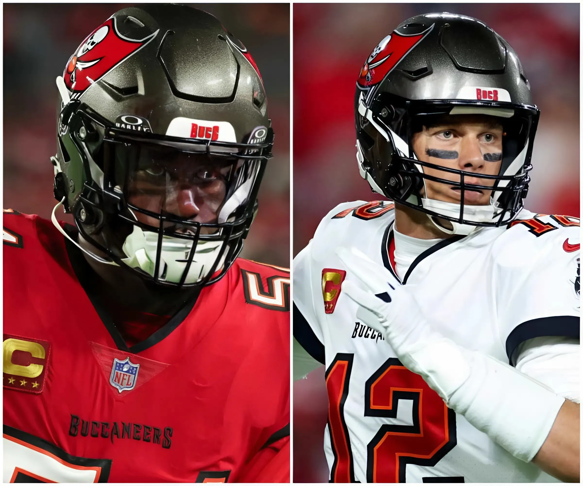 Buccaneers' Lavonte David reacts to Tom Brady's response to Baker Mayfield