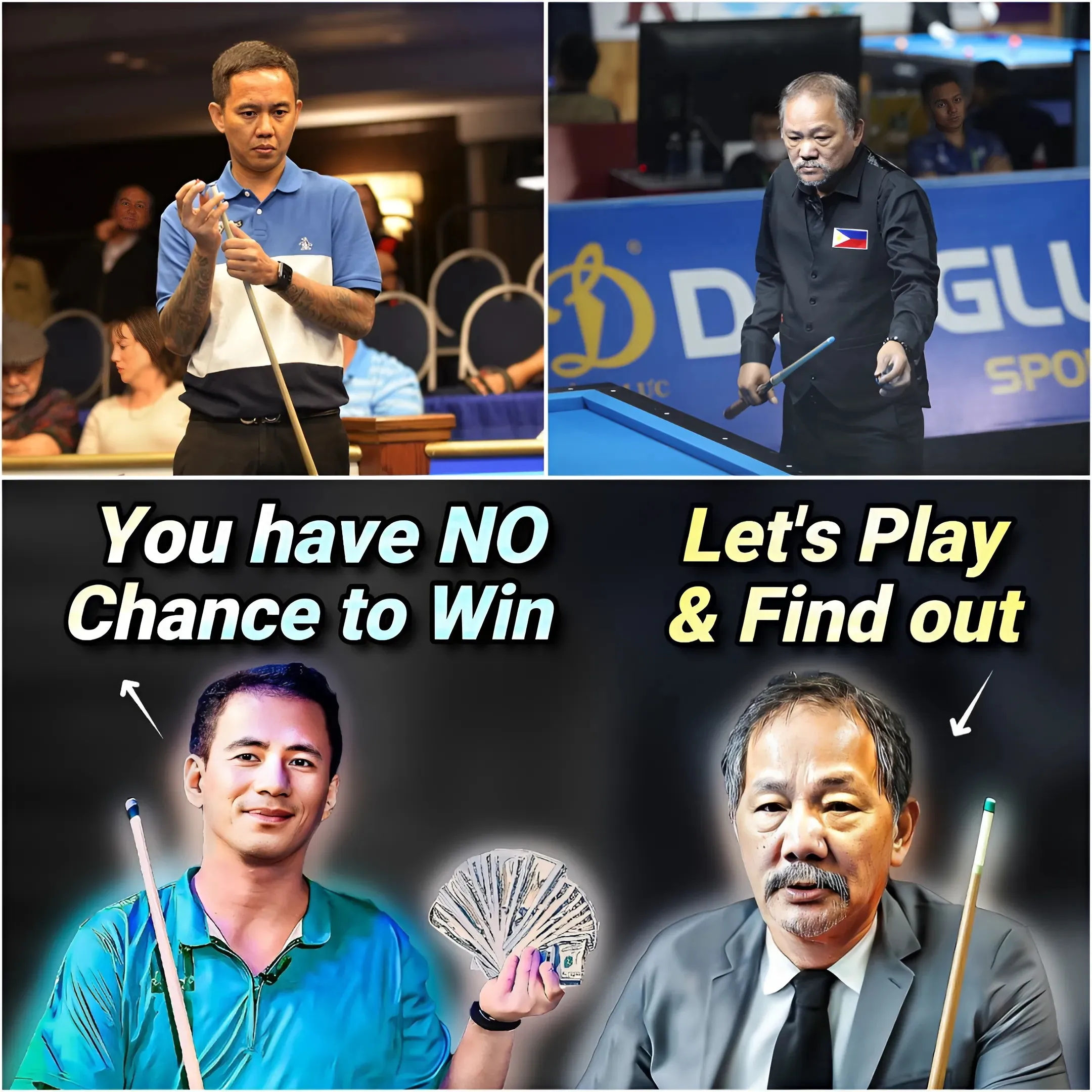 Efren 'BATA' Reyes: Billiard Legend Shocks With Powerful Shot That Leaves Opponents And Audiences Stunned!