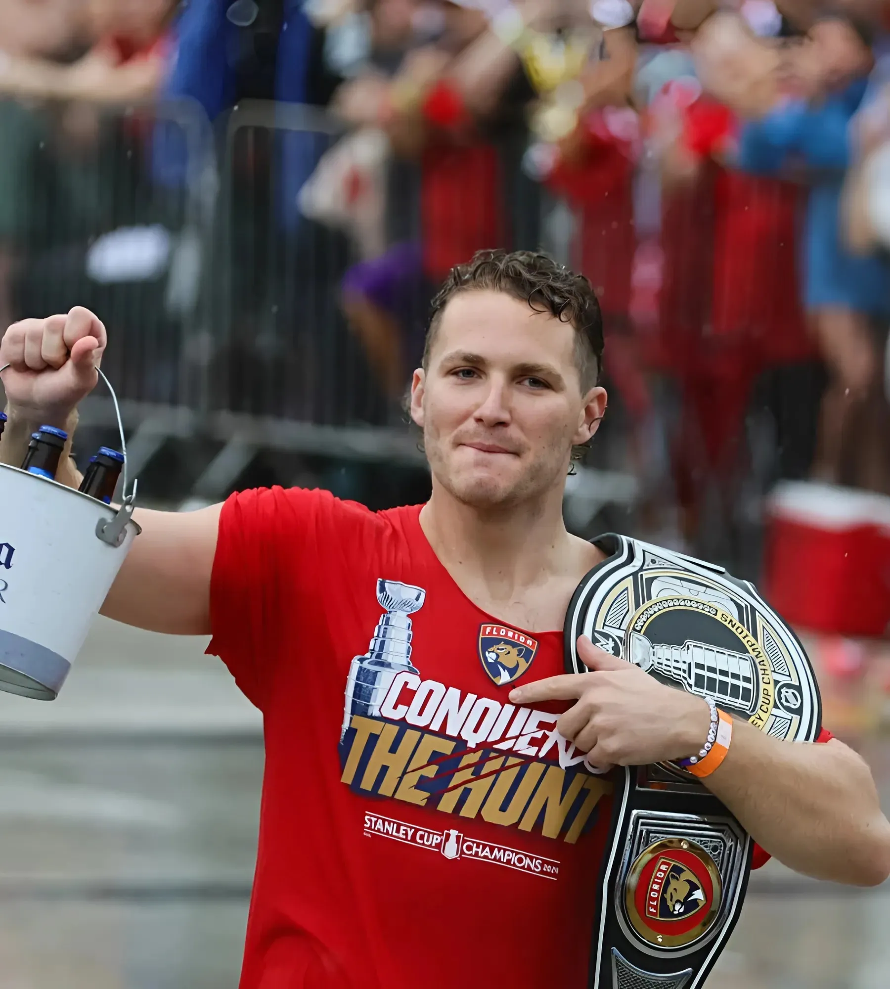 Matthew Tkachuk sends message to Oilers in Stanley Cup Final handshake line