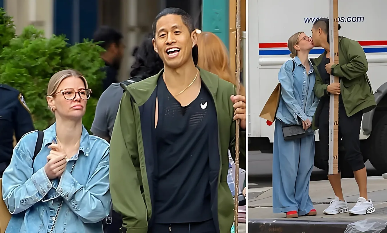 Ariana Madix plants a kiss on hunky gym trainer boyfriend Daniel Wai during NYC stroll - lulu