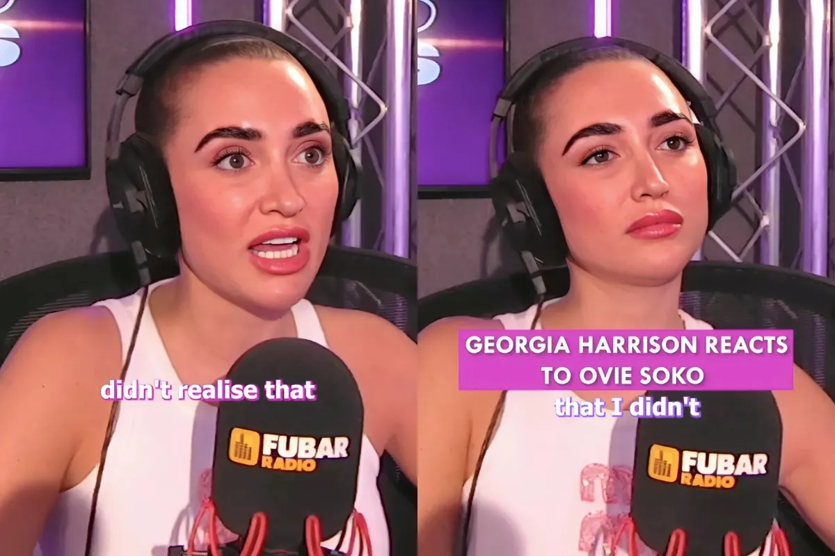 Watch the awkward moment shocked Georgia Harrison discovers Celeb SAS co-star hates her live on air ngocc