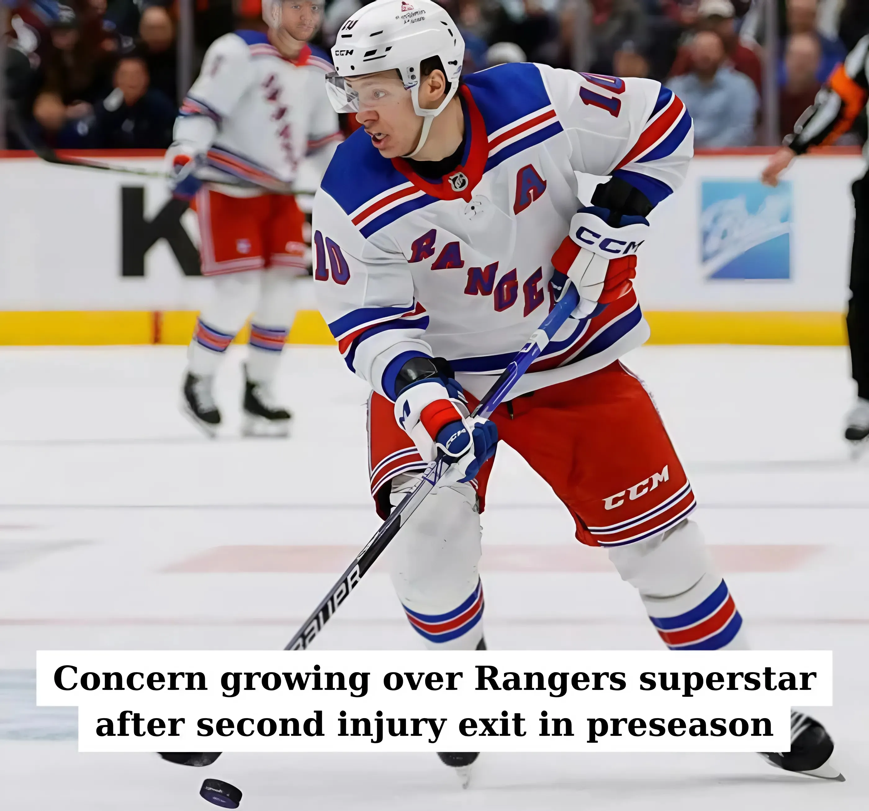 Concern growing over Rangers superstar after second injury exit in preseason