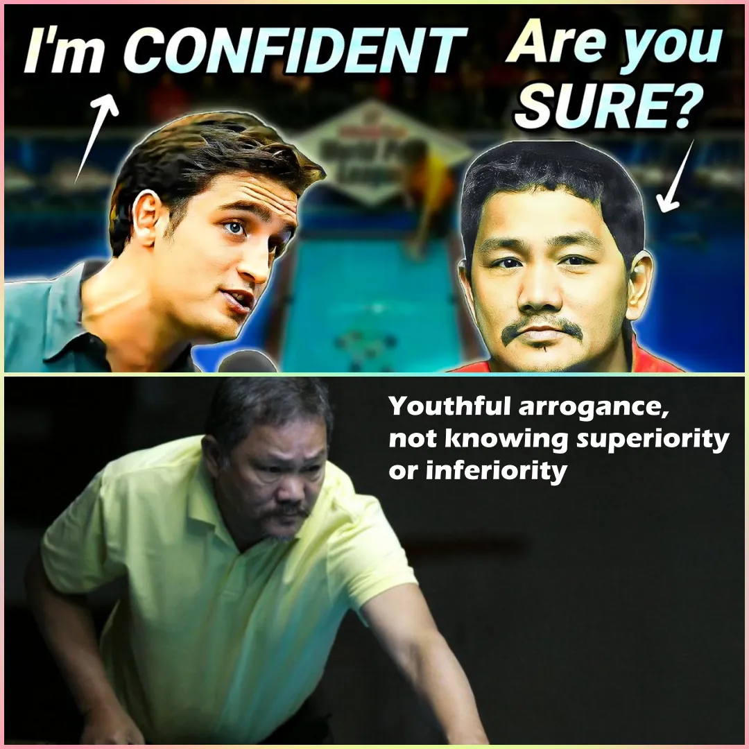 EFREN REYES TEACHES HIM WHAT TRUE CONFIDENCE IS!