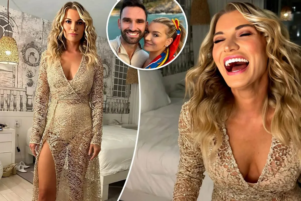 Lindsay Hubbard stuns in radiant gold dress on bachelorette getaway following breakup with Carl Radke tram