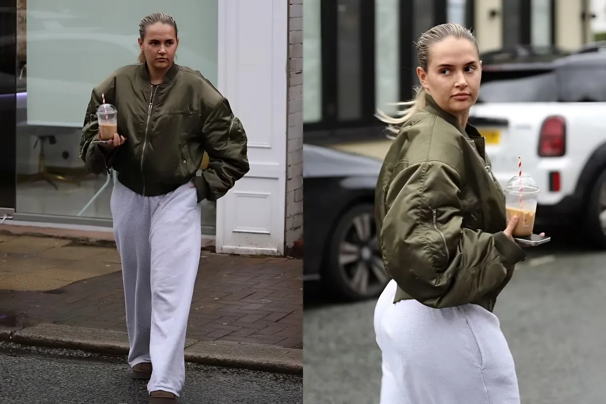 Molly-Mae Hague cuts a casual figure in tracksuit bottoms and UGGs as she heads to a nail salon following the success of her clothing brand Maebe ngocc