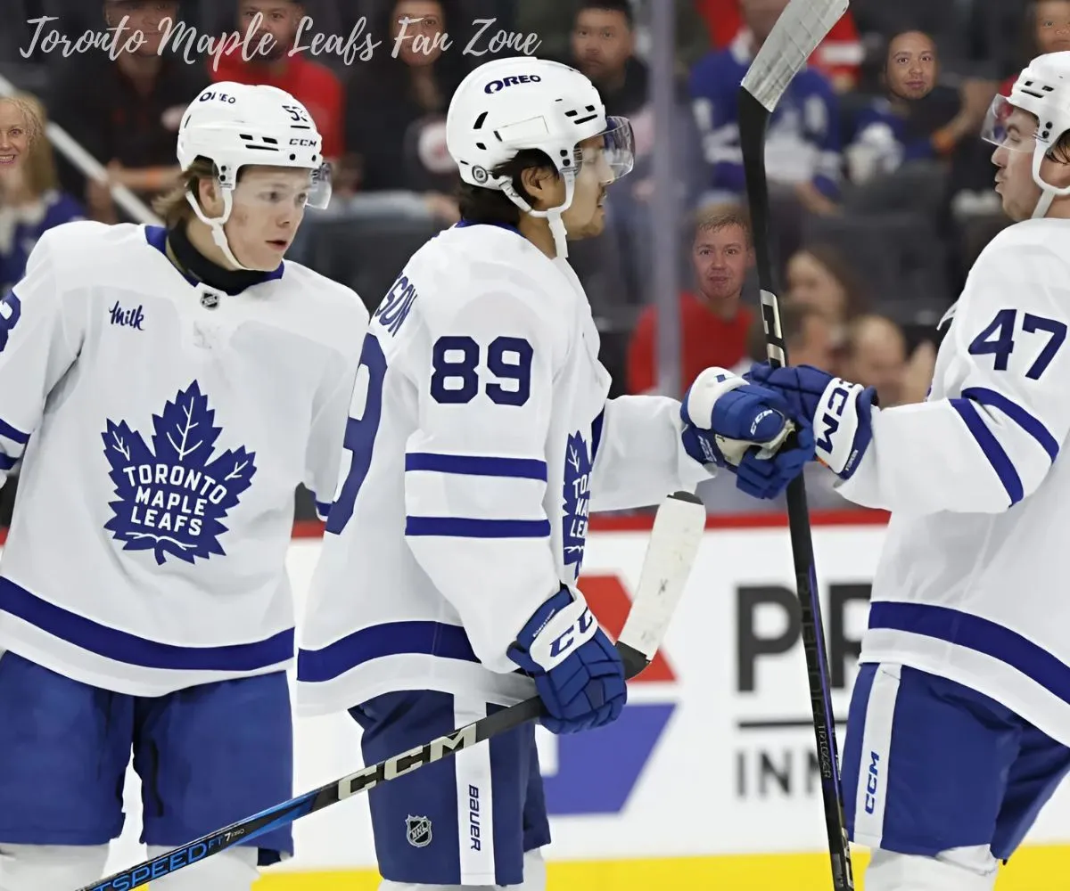 Nick Robertson, Anthony Stolarz lead Maple Leafs to shutout victory over Red Wings