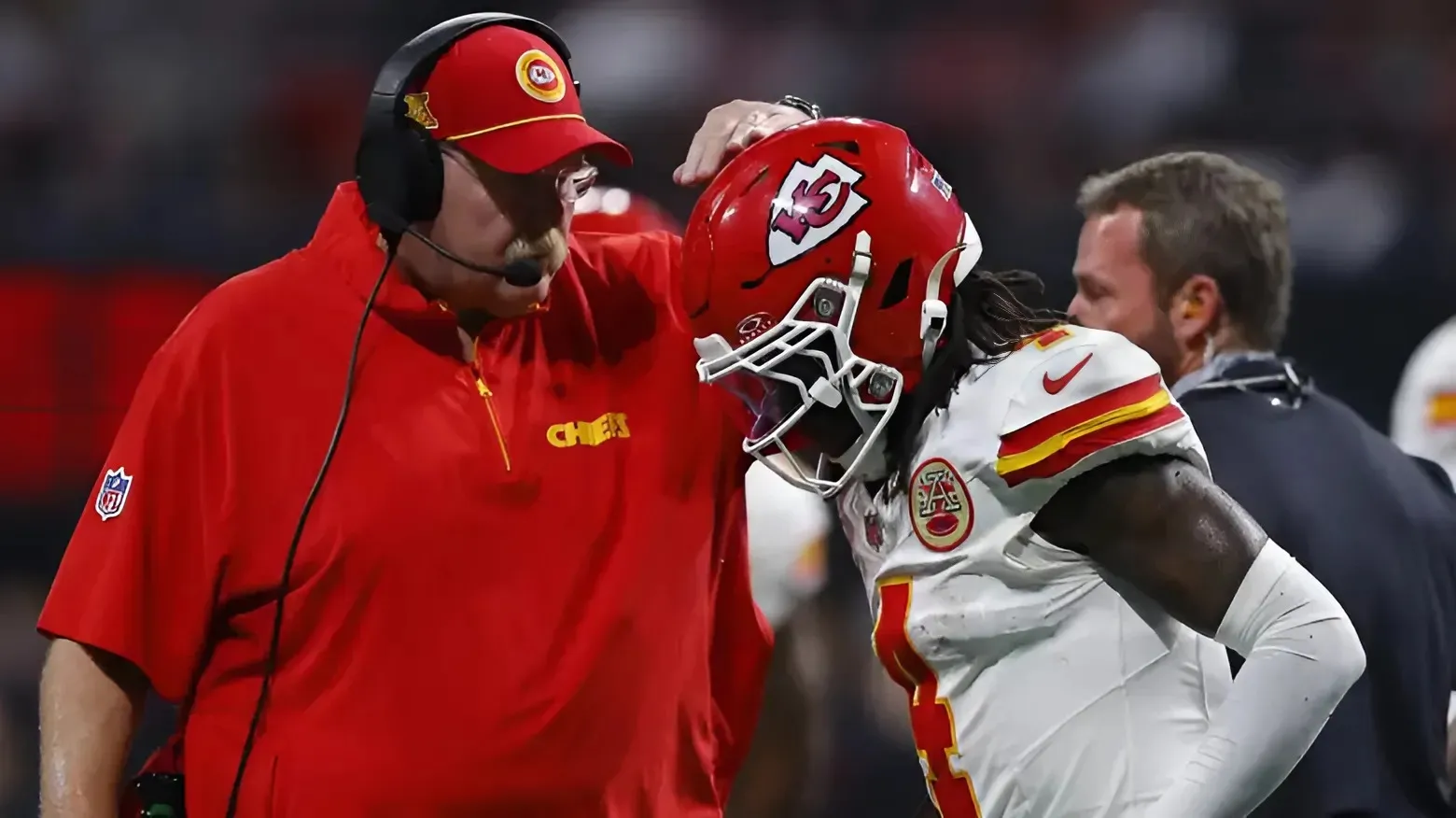 Chiefs’ Andy Reid Explains Updated Plan for Rashee Rice’s Knee Injury