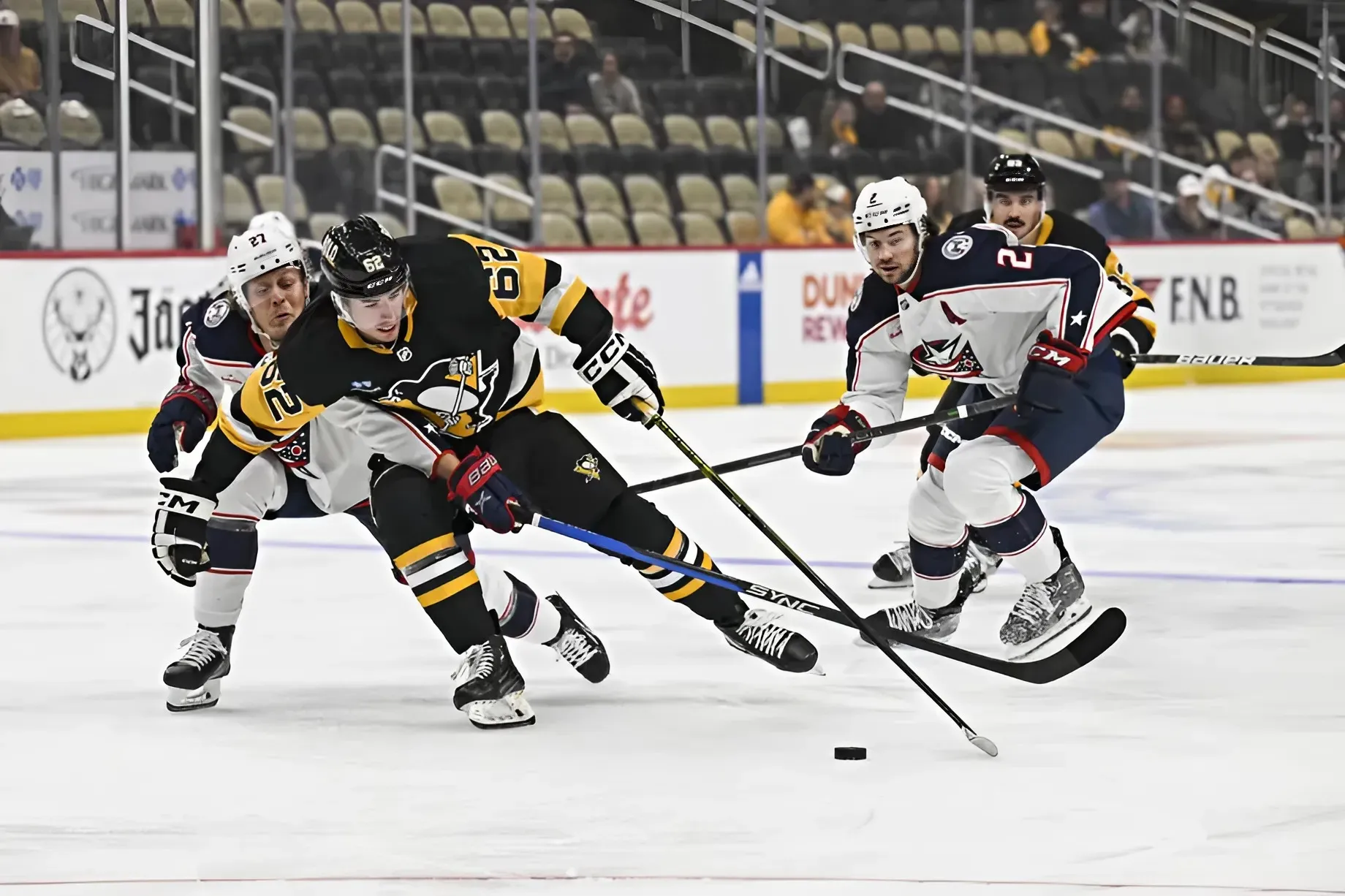 Penguins beat defeating the Blue Jackets (3-1) in final preseason road game