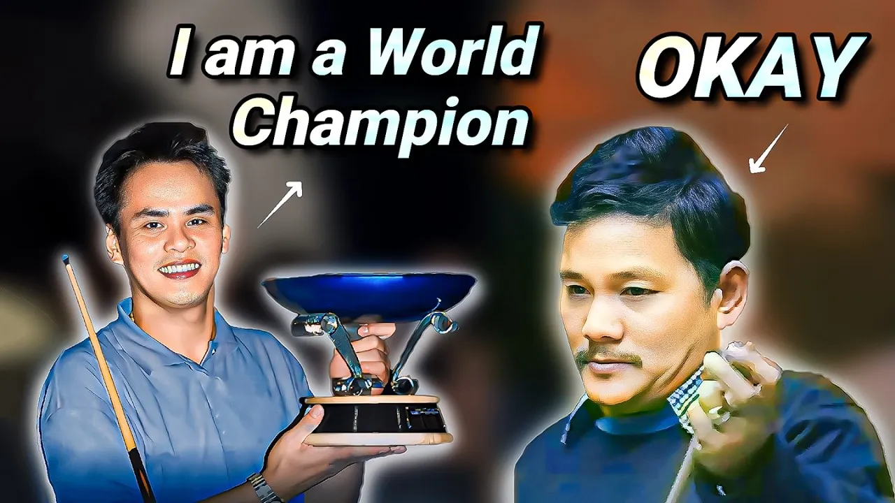 "The arrogant champion dares to challenge the legend Efren Reyes: Will his complacency cost him dearly?