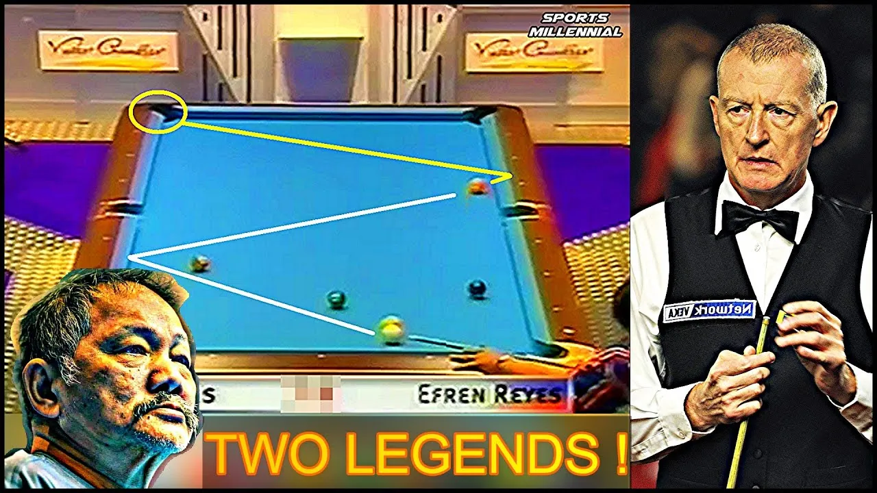 The Historic Rivalry: Efren Reyes vs. Steve Davis - Two Legends, One Stage