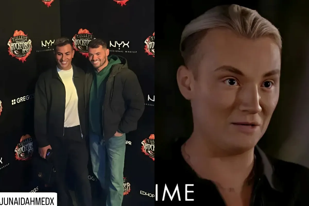 Towie’s Joe Blackman and Junaid Ahmed look loved-up in first public appearance after leaving Harry Derbidge heartbroken ngocc