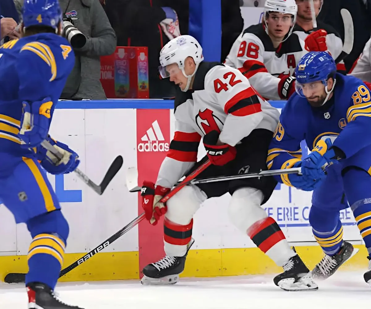 Devils, Sabres Announce Lineups for Season Opener