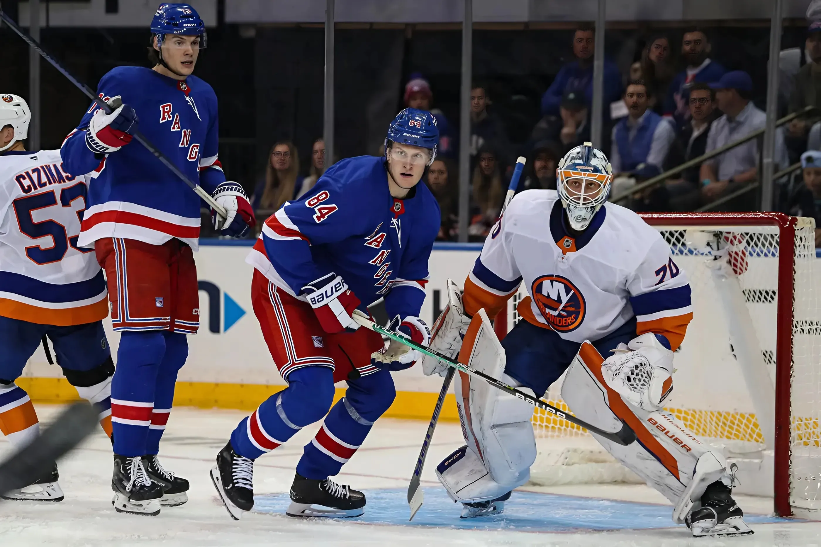 Matt Rempe-Adam Edstrom combo gives Rangers size, energy on fourth line-quang