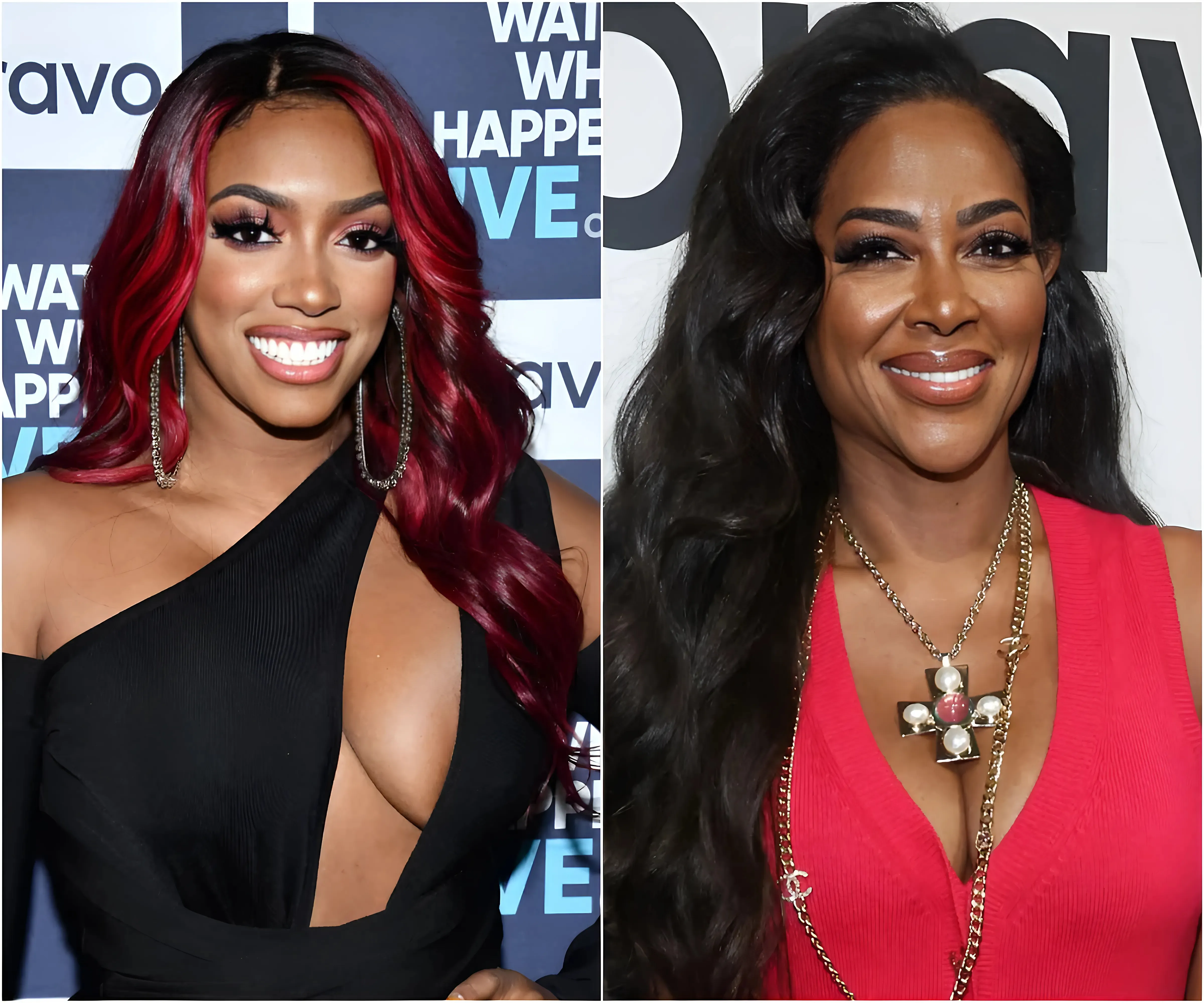 RHOA Star Porsha Williams Slams Kenya Moore as 'Disgusting and Jealous,' Agrees She Embarrasses Herself on Air and Advises Her to 'Live a Real Life'