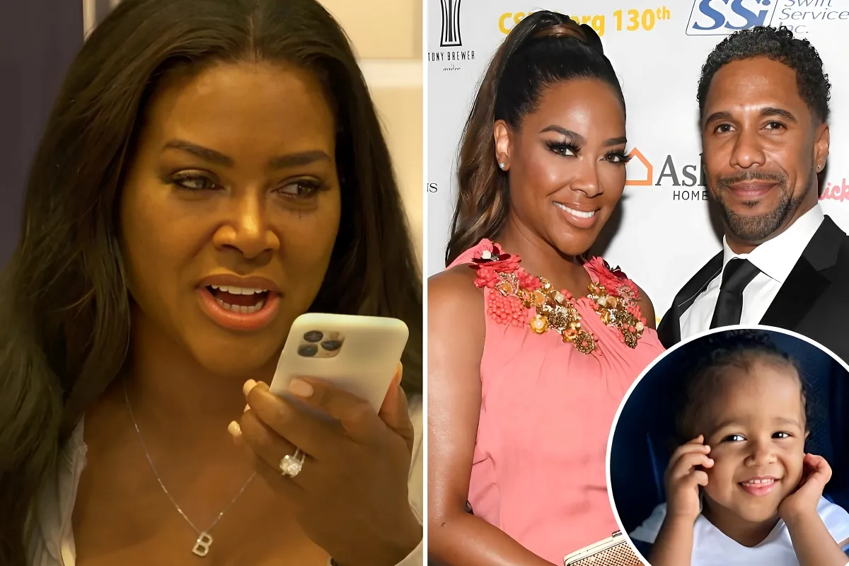 RHOA’s Kenya Moore sobs when hit with divorce papers from husband Marc and says ‘don’t tell me what to do with MY child’