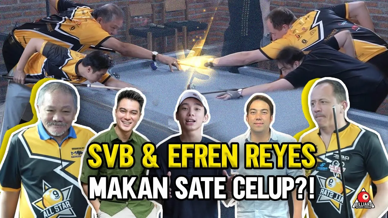 Fierce battle on the dining table: Baim Wong, SVB and Efren Reyes "fight" with SATE CELUP