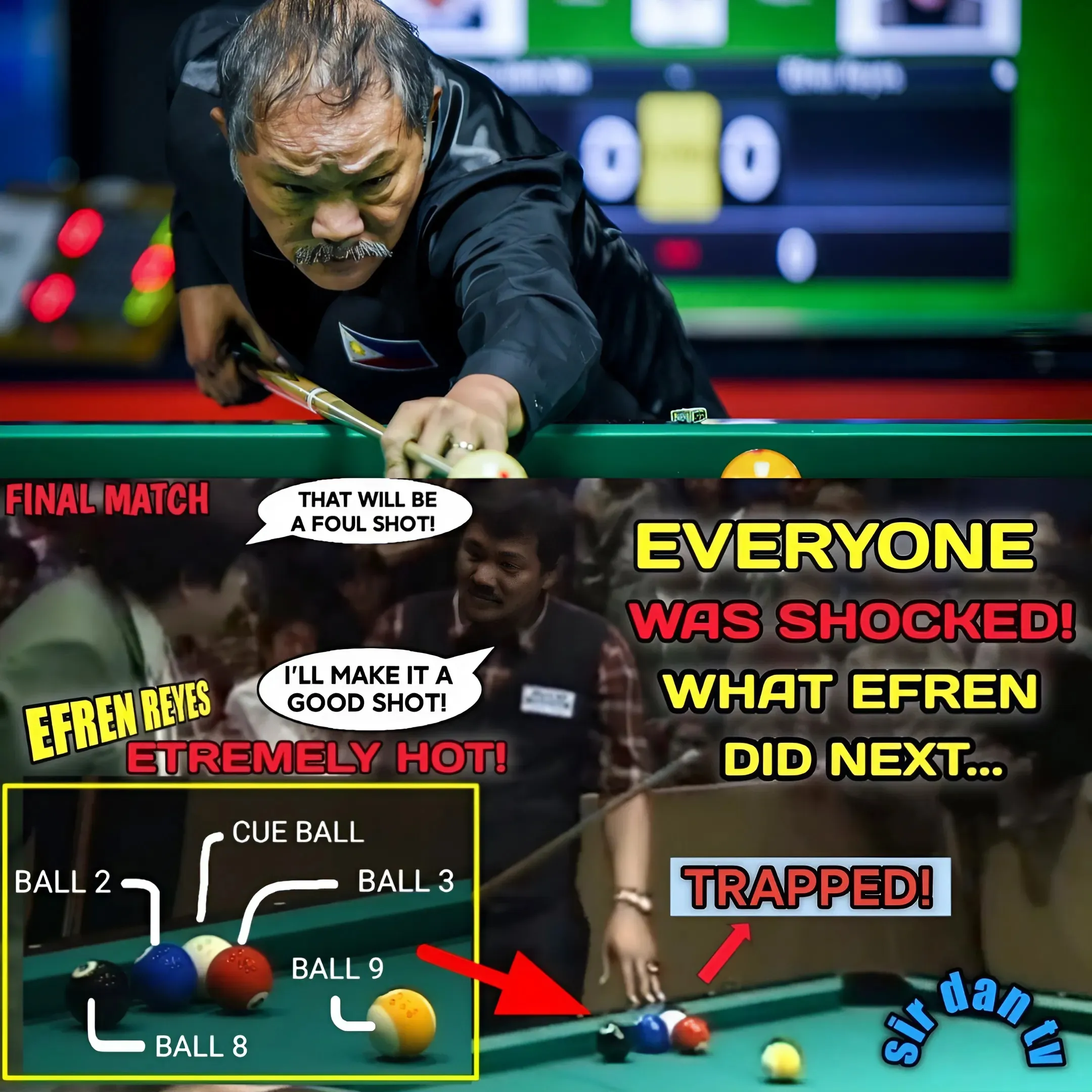 Magician Efren Bata Reyes will once again show off his skills in an extremely exciting and super tense final!