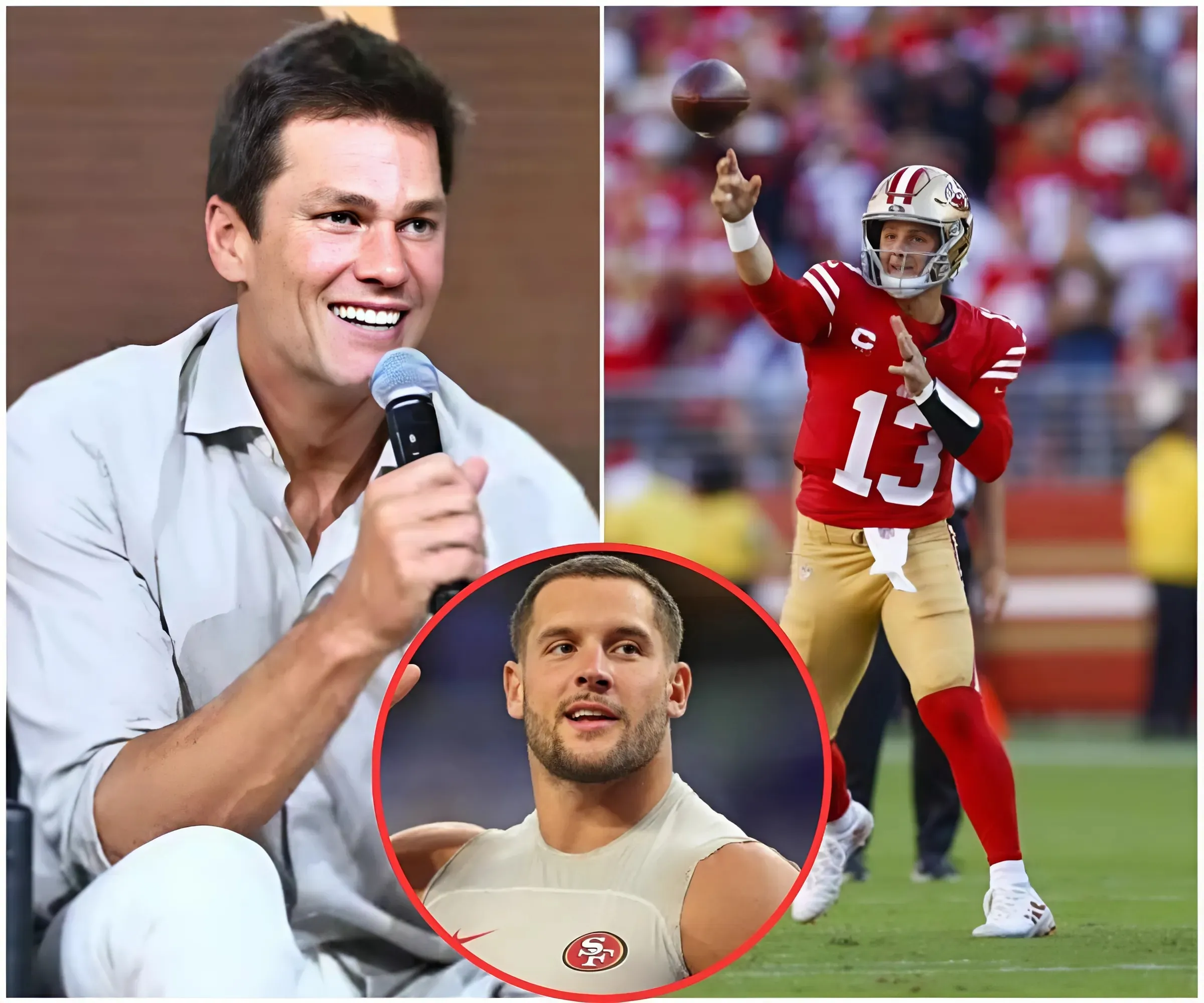 ‘We got lucky’ – Nick Bosa reveals Tom Brady moment that proved Brock Purdy was ready to shock doubters