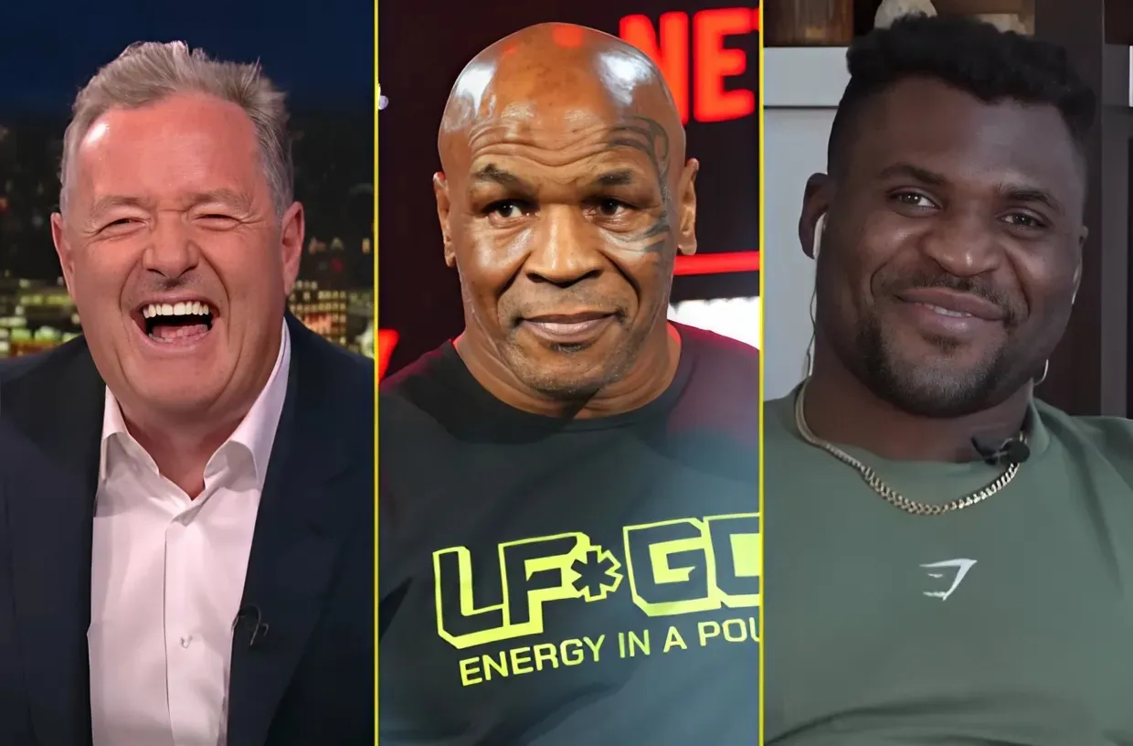 Francis Ngannou leaves Piers Morgan in stitches after bold answer when asked if he’d beat Mike Tyson in street fight