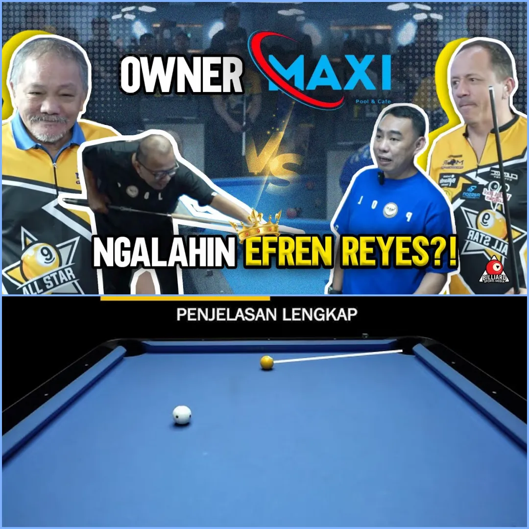 Big Challenge: Maxi Owner vs Two Billiard Legend, Who Will Win?