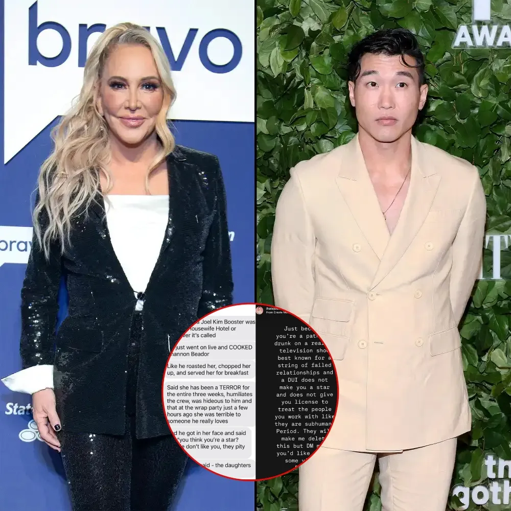 Shannon Beador Responds to Love Hotel’s Joel Kim Booster Claims She’s a ‘Terror’ and a ‘Pathetic Drunk’ Plus, Jeff Lewis Weighs In