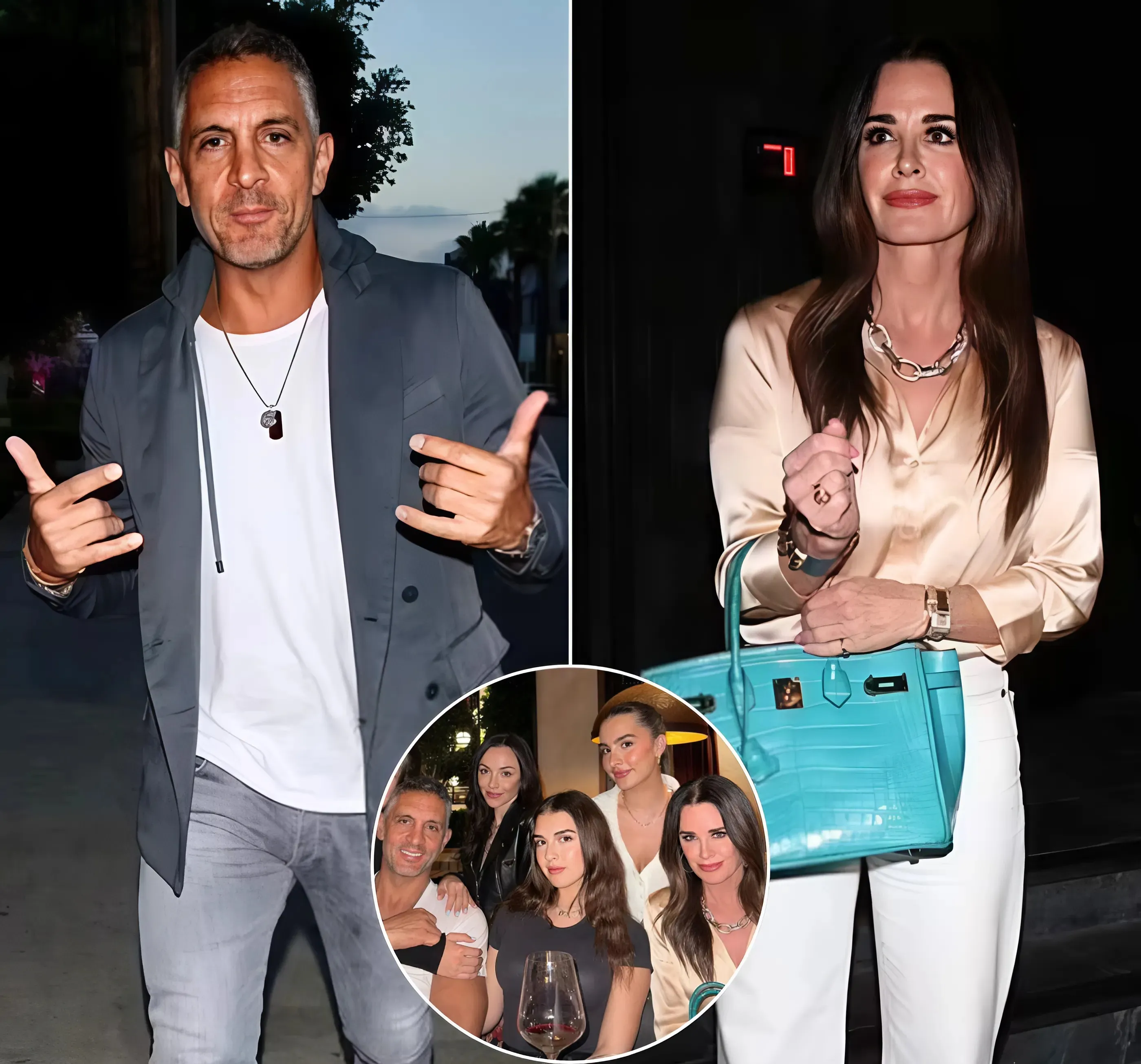 Kyle Richards & Mauricio Umansky Reunite for Celebratory Evening with Their Daughters