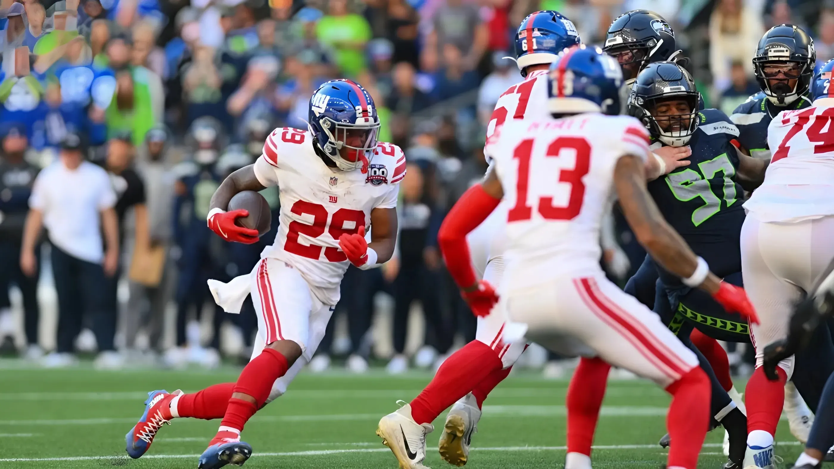 The Giants might have struck gold with rookie running back