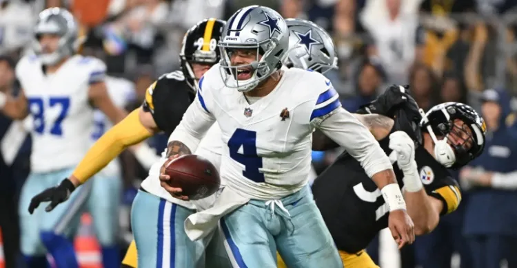 Watch: Cowboys QB Dak Prescott turns ball over for second time vs. Steelers