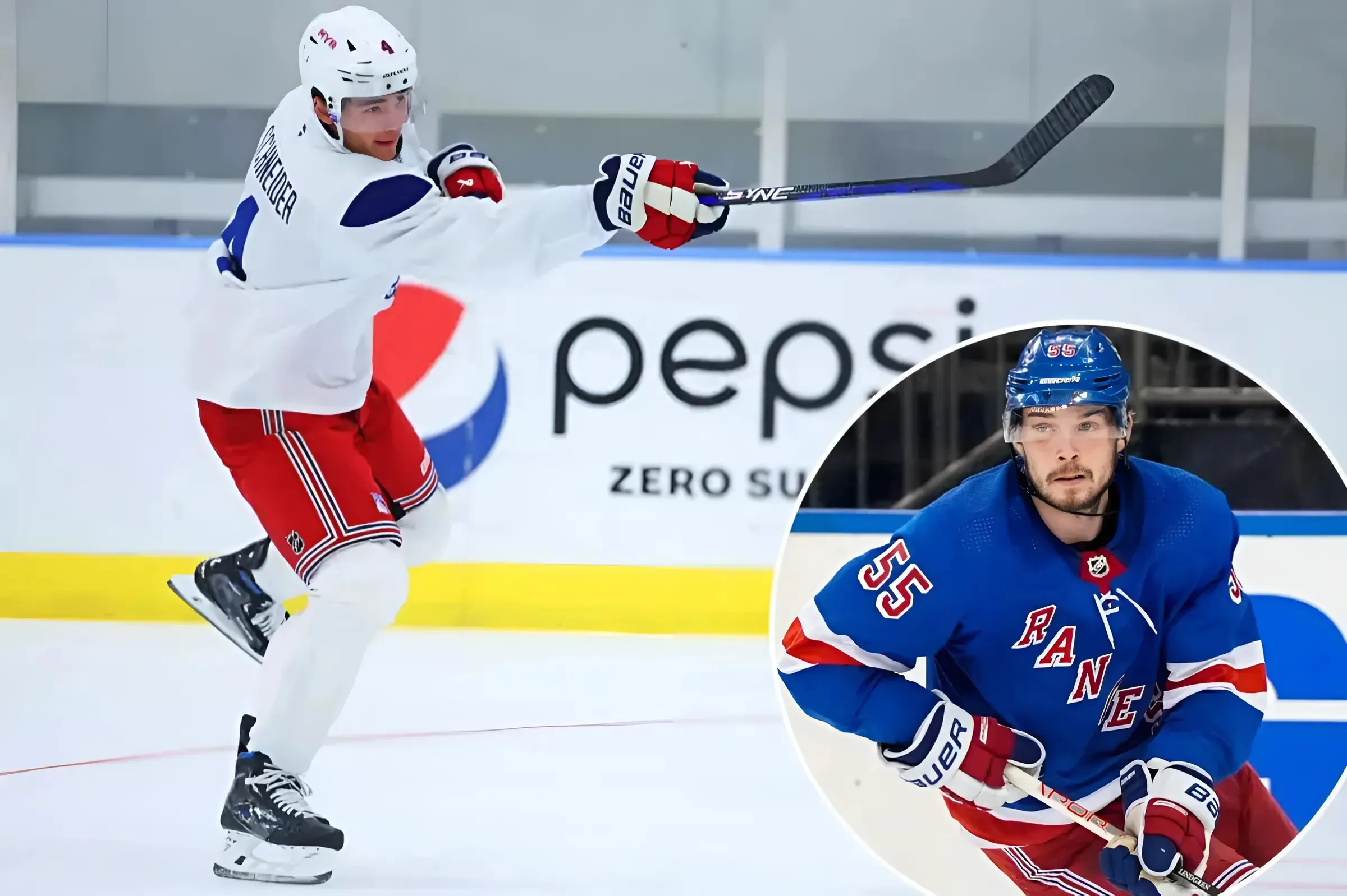 Rangers’ Braden Schneider could move to off side in Ryan Lindgren’s absence