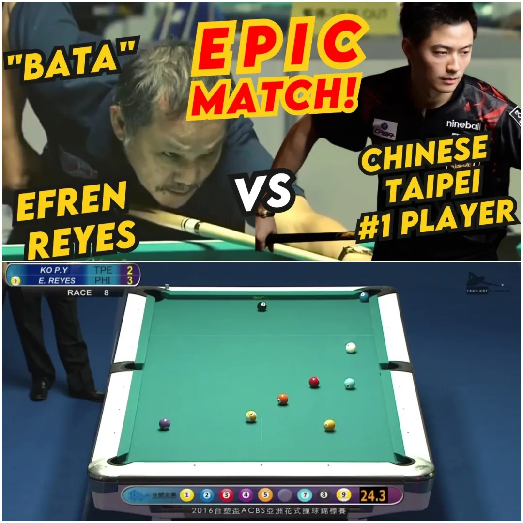 Can you believe it? Ko Pin Yi did this before Efren Reyes