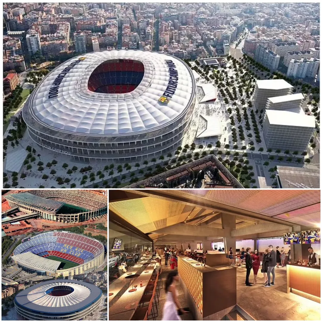 El Barcelona revela nuevas imágenes impresionantes del rediseñado Nou Camp, valorado en 1.250 millones de libras, y confirma sus planes de volver a su estadio antes de que acabe la temporada